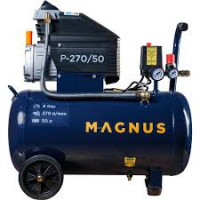 Компрессор масляный MAGNUS P-270/50 + шланг