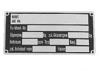 Kaeser 200176 Информационная табличка